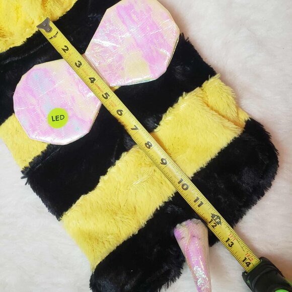 🐝Thrills & Chills Medium LED *Light-Up* BUMBLE BEE Pet Dog Halloween Costume - Picture 13 of 17